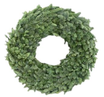 Plain Fresh Spruce Wreath
