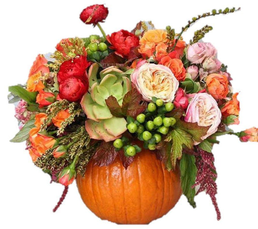 Pretty Pumpkin Arrangement